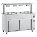 Värmebuffé med enkel nysskydd MVV714