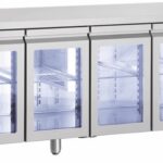 Kylbänk Inomak för Centralkyla PMR9999/GL/RU, 4 glasdörrar, 600mm Djup