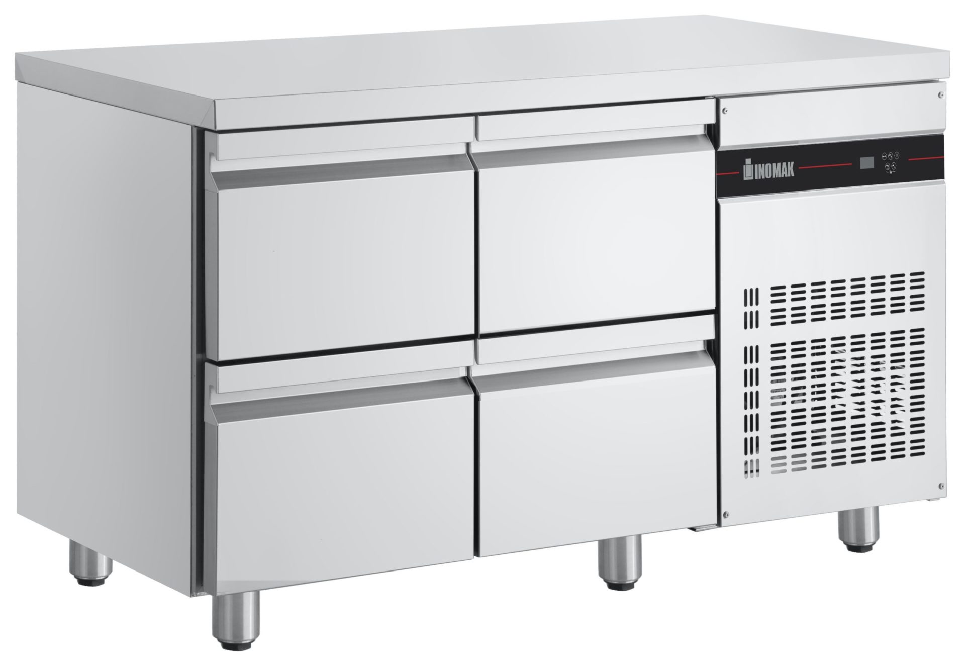 2202-PNR22-1-scaled-1.jpg Kylbänk Inomak PNRP22, 4 Lådor 300mm GN1/1 150mm R290 - Image 1