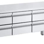 Grillkylbänk Inomak PWDP333, 6 Lådor 175mm GN1/1 100mm R290