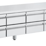 Grillkylbänk Inomak PWDP3333, 8 Lådor 175mm GN1/1 100mm R290