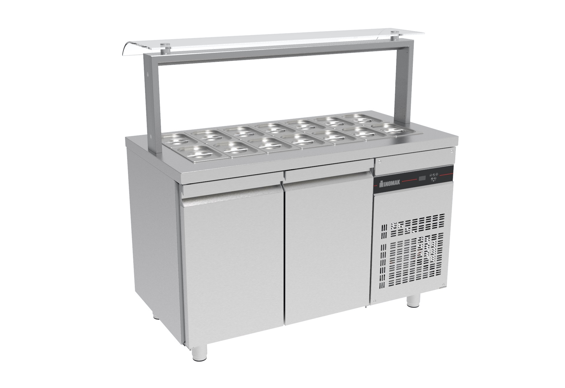 2202-ZVF99-1.jpg Saladette Inomak med enkel nysskydd ZVFP99 R290 - Image 1