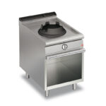 Gaswok BARON Q70PCV/WG610 med 1 brännare, på öppet stativ, 600x700mm, 10kW