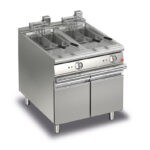Elektriskt fritös BARON Q70FRI/E815, 2x15 liter, med underskåp, 800x700mm, 26kW