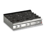 Gasspis BARON Q90PC/G1203 med 6 brännare, 1200x900mm, 38,4kW