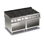 Gasspis BARON Q90PCV/G1603 med 8 brännare på öppet stativ, 1600x900mm, 58,4kW