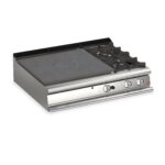 Gas Hällspis BARON Q90TP/G1201DX med två brännare till höger, 1200x900mm, 24,5kW