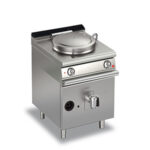 Gas Kokgryta BARON Q70NP/GI650S med indirekt uppvärmning, dräneringsventil, 50 Liter, 600x700mm, 10,5kW