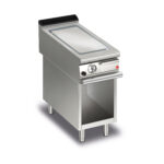 Gas stekhäll BARON Q90SFTTV/G405 med kromat stekplatta, på öppet stativ, 400x900mm, 10kW