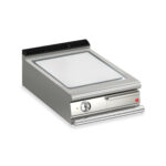 Elektrisk stekhäll BARON Q70SFT/E615 med kromat räfflad stekplatta, 600x700mm, 5,4kW