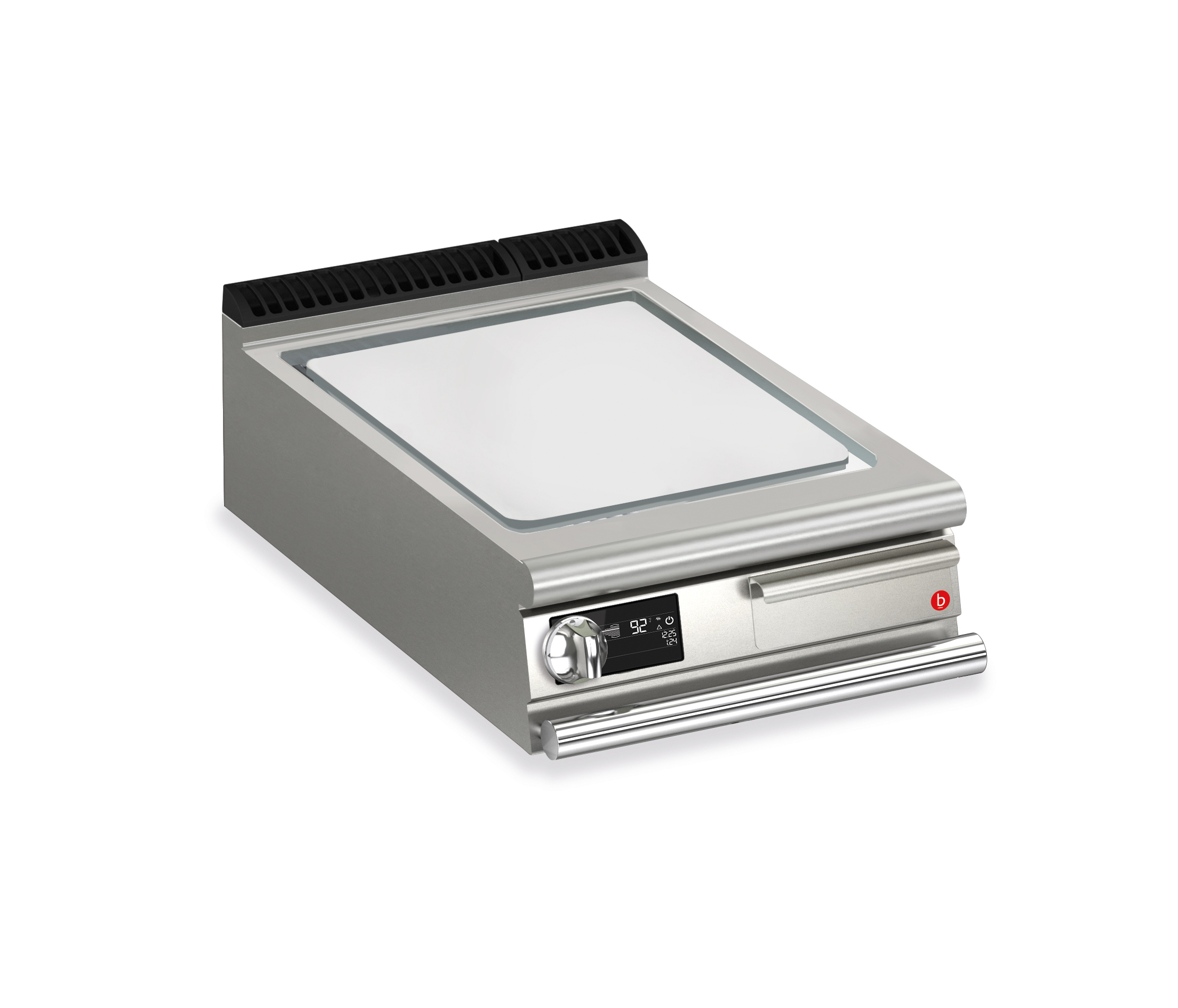 CR1655029T4W.jpg Elektrisk stekhäll BARON QT90SFT/E603-T4W med slät stekplatta i AISI430 stål, 600x900mm, 10,5kW, Touchscreen - Image 1