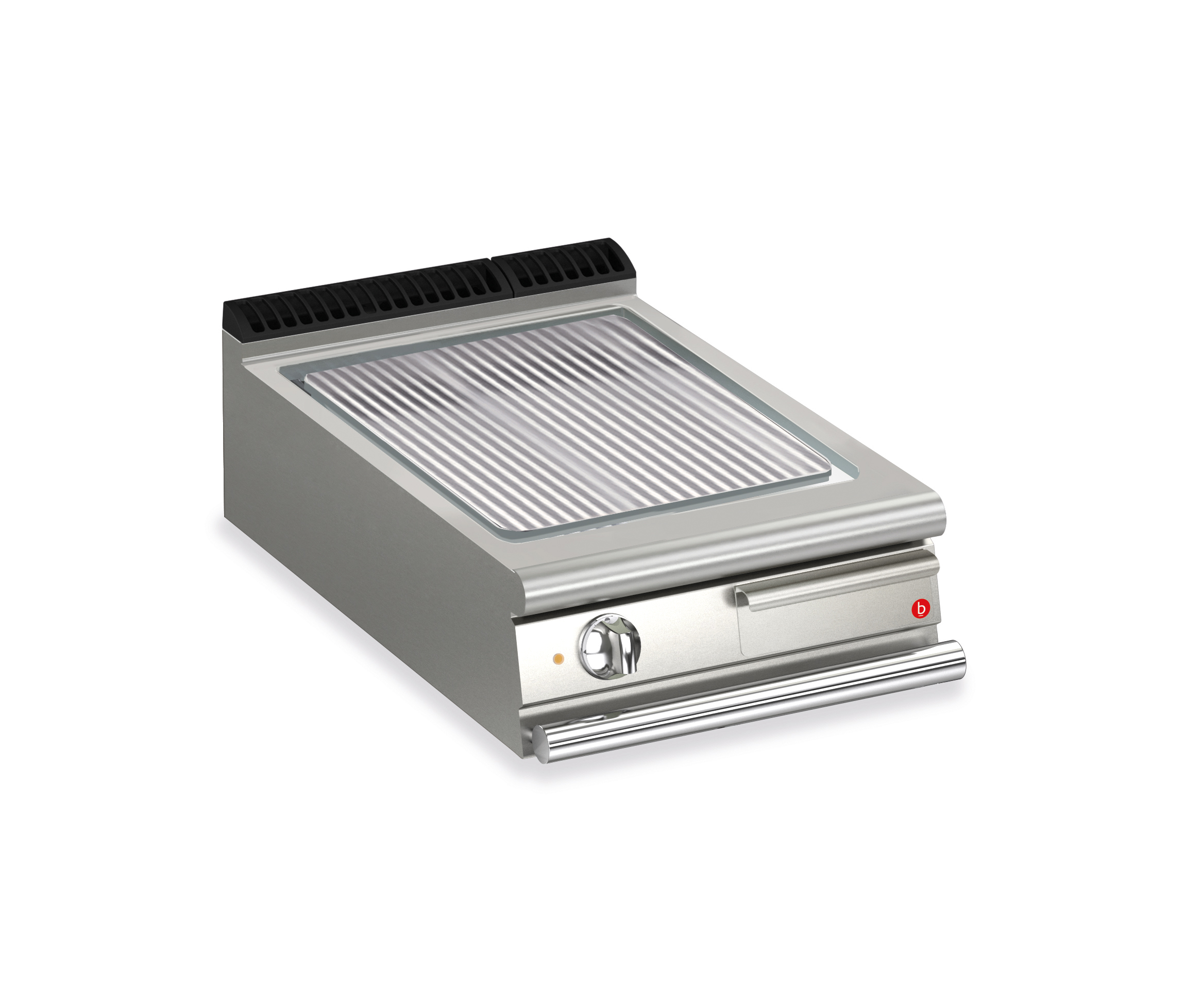 CR1655039.jpg Elektrisk stekhäll BARON Q90SFT/E613 med räfflad stekplatta i AISI430 stål, 600x900mm, 7,5kW - Image 1