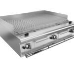 Lavastensgrill BARON Q70SGL/G122 till kött/ fisk, Rostfri stål 304, 1200x700mm, 30kW