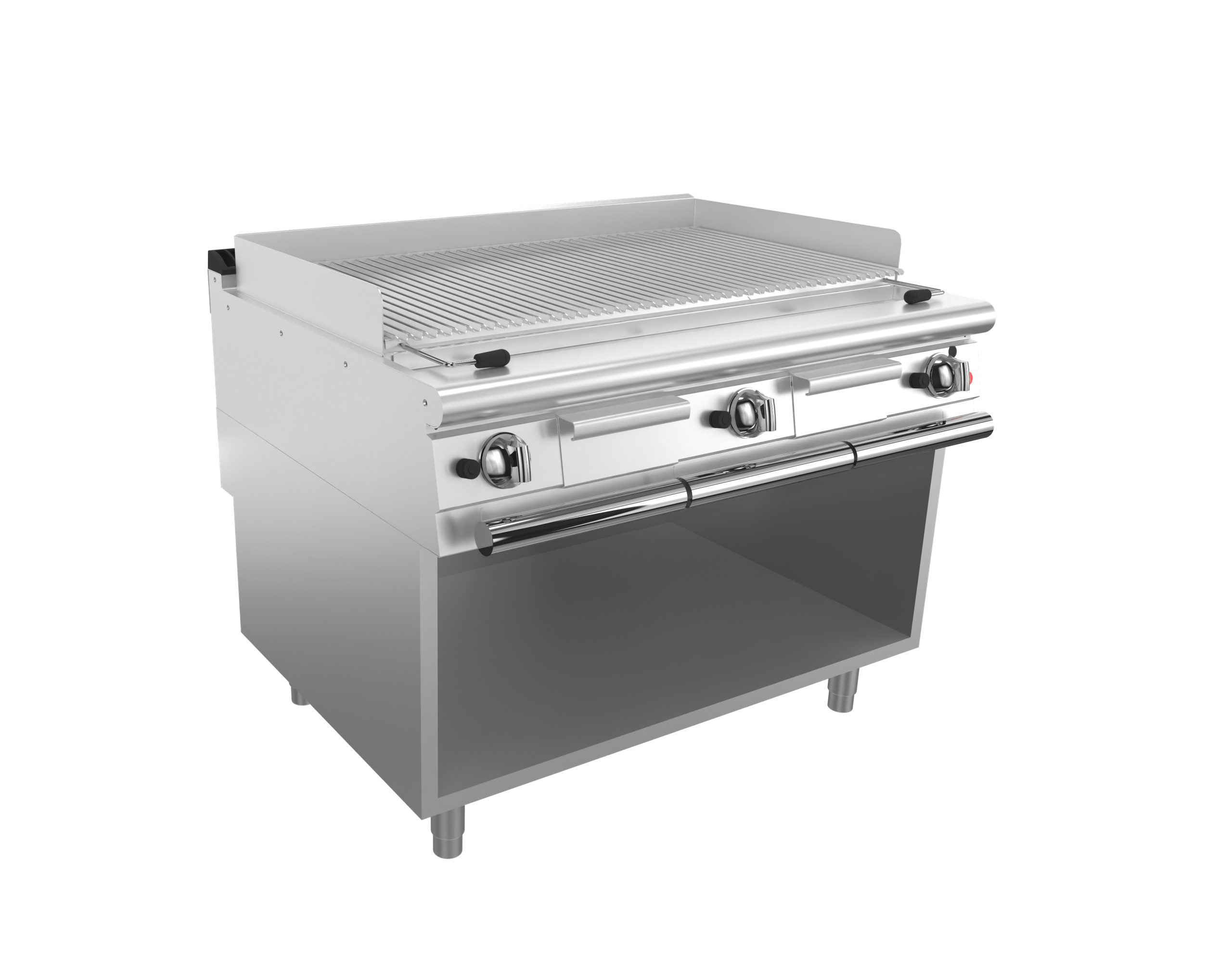 CR1657659-scaled-1.jpg Gas girll BARON Q90SGV/G121 till fisk, Rostfri stål 304, på öppet stativ, 1200x900mm, 37,5kW - Image 1