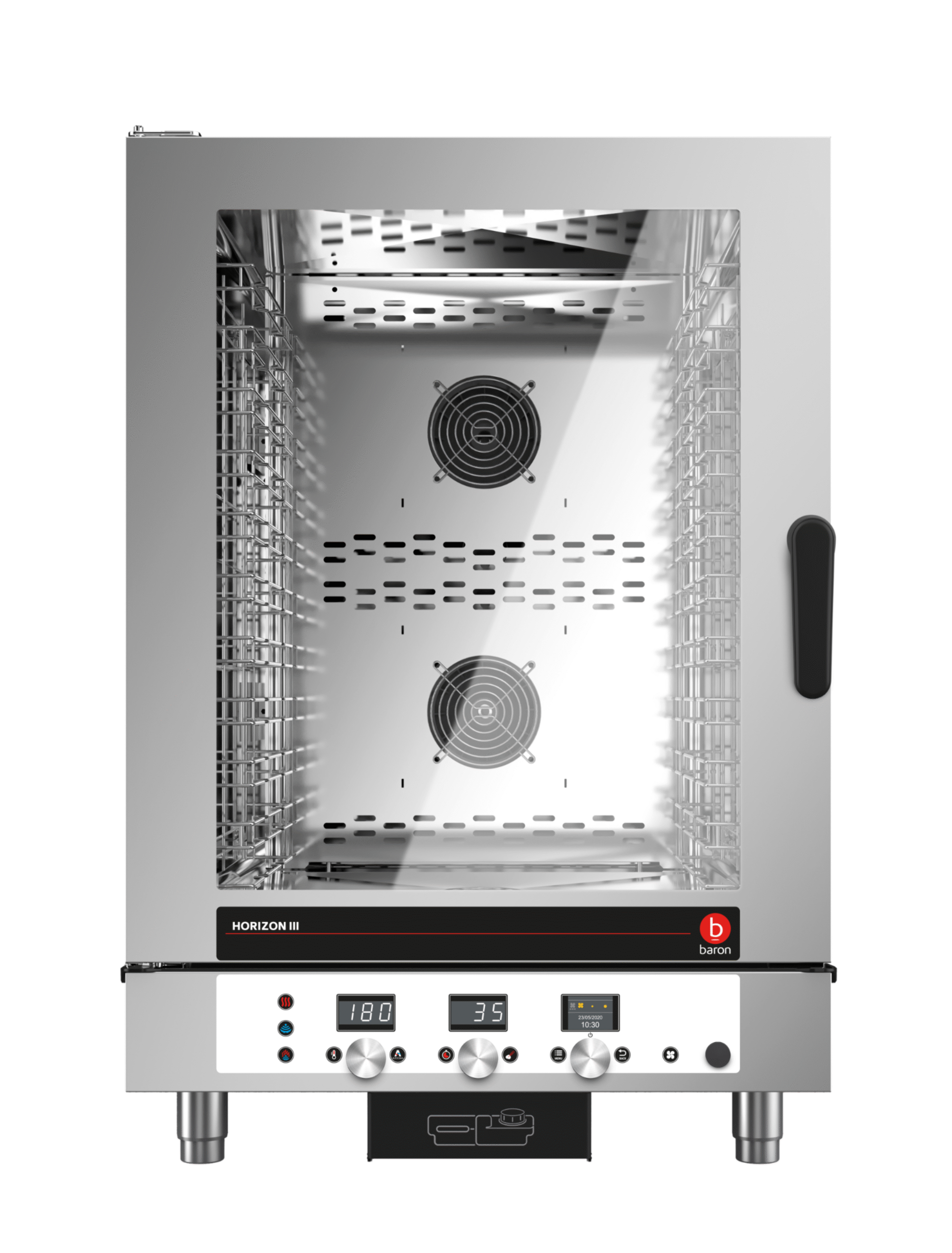 ICT_101_Baron.png Gas Kombiugn, BARON HOGM101E, Direkt ånga, 10x 1/1 GN, 16kW - Image 1