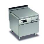 Elektriskt Bratt-Panna BARON QT90BR/ EM81-T4W med järn tank, automatisk tiltfunktionoch och touch screen , 80L, 800x900mm, 9kW
